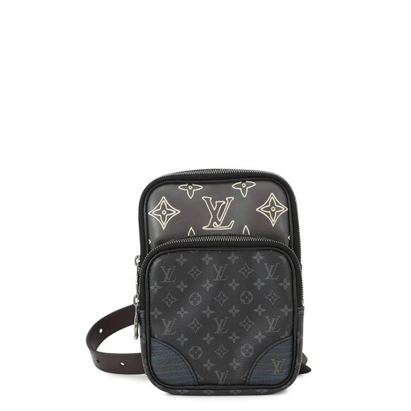 LOUIS VUITTON Amazon sling bag Monogram Eclipse Noir M45439 - Picture 1 of 15